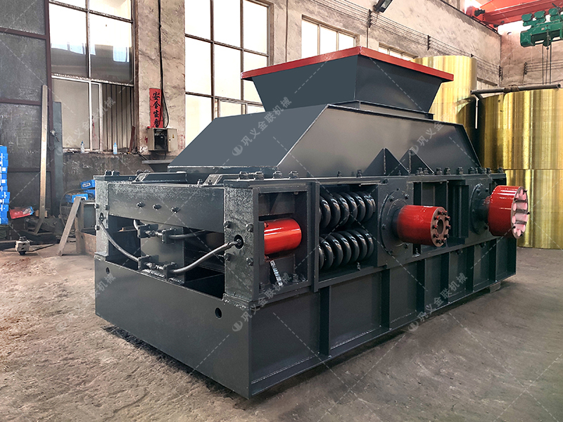 1208大型破碎機 直連式半自動對輥破碎機發往河北